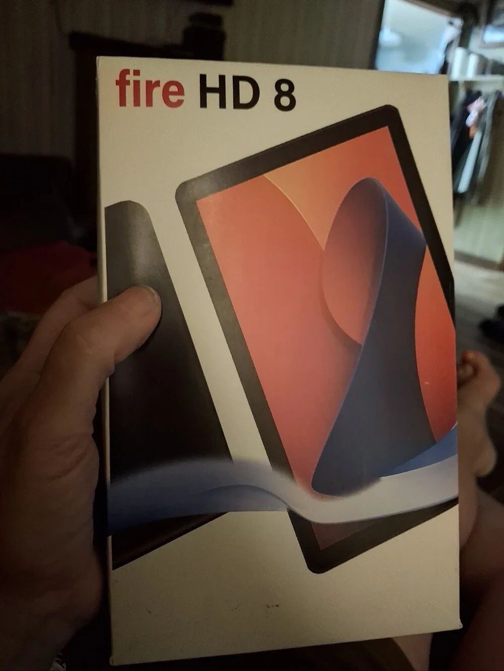 Parts Only Fire HD 8 Tablet with Cracked, Distorted Display For PARTS ONLY